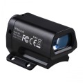 Zbliżenie na soczewkę wydajnego emitera laserowego o mocy 5 W w iluminatorze PARD IR2, gwarantującego dyskretną wiązkę 940 nm o zasięgu do 350 metrów.