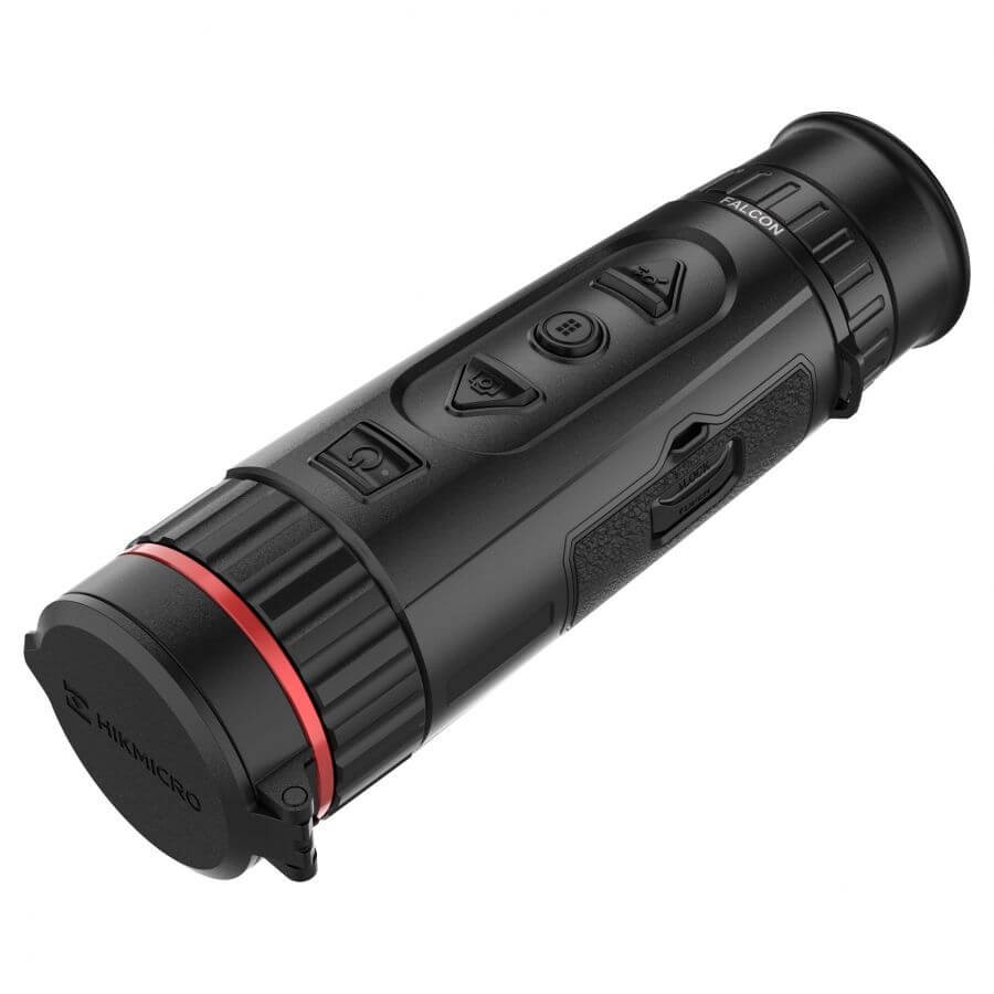 Hikmicro Falcon FQ35 - zamknięty obiektyw kamery termowizyjnej, idealny do monitorowania i detekcji termalnych.