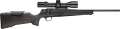 Boczny profil sztucera myśliwskiego Blaser R8 Professional 2.0 w kolorze Black-brown. Widok eksponujący syntetyczną osadę oraz matową lufę pokrytą twardą powłoką antykorozyjną DLC A+.