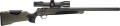 Widok ogólny z profilu na sztucer myśliwski Blaser R8 Professional 2.0 Silence w kolorze Dark olive, prezentujący ergonomiczną osadę syntetyczną oraz lufę ze zintegrowanym tłumikiem.