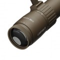 Tylna sekcja lunety Leupold Mark 5HD 2-10x30 z uszczelnionym okularem. Wypełniony argonem i kryptonem aluminiowy tubus chroni wewnętrzne soczewki przed parowaniem podczas wahań temperatury na strzelnicy.