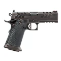 Pełna sylwetka sportowego pistoletu Kimber 2K11 PRO ROYAL OR kaliber 9x19 mm. Widok boczny ukazuje stalowy zamek z powłoką PVD Bronze oraz pełnowymiarowy, aluminiowy chwyt.