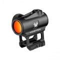 Zamknięty kolimator Vortex Triumph 2 MOA. Wodoodporna i wstrząsoodporna optyka z wielowarstwowymi powłokami antyrefleksyjnymi.
