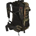 Ergonomiczne, płaskie szelki i pas biodrowy plecaka Härkila Moose Hunter 2.0 ułatwiające składanie się do strzału.