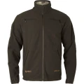 Widok drugiej strony polara Härkila Kamko Mountain – elegancki brąz Shadow Brown z widoczną membraną GORE-TEX INFINIUM™ WINDSTOPPER®.