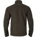 Tył dwustronnego polara Härkila Kamko Mountain WSP po stronie brązowej (Shadow Brown) – klasyczny, jednolity krój z wyraźnie zaznaczoną strukturą membrany GORE-TEX INFINIUM™ WINDSTOPPER®.