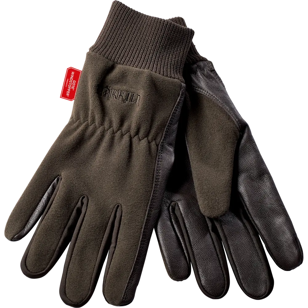 Rękawiczki Härkila Pro Shooter w kolorze Shadow Brown - idealne do strzelectwa i outdooru, z funkcjonalnym designem.