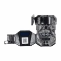 Wnętrze HIKMICRO T16 z otwartą klapką, zintegrowana pamięć 64GB i miejsce na 12 baterii AA lub 4 ogniwa 18650.