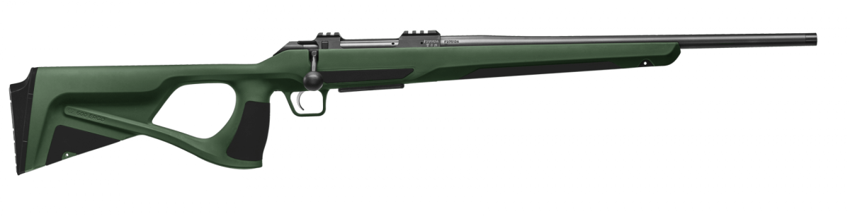 Sztucer Cz 600 Ergo Kal. 308 Win. - widok boczny z prawej, lufa skierowana w prawą stronę. Podkreślony design, ergonomiczne cechy oraz nowoczesne rozwiązania techniczne.