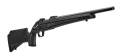 Sztucer CZ 600 Alpha kal. .223 Rem. - widok pod kątem, ukazujący detale konstrukcyjne oraz ergonomiczną budowę broni, idealnej dla myśliwych i strzelców sportowych.