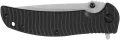 Złożony nóż taktyczny Skif Urbanite II SW Black. Kompaktowa forma z antypoślizgowym, czarnym laminatem G-10 i otworem na linkę.