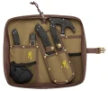 6-częściowy zestaw do patroszenia Browning Primal Combo ze stali 8Cr13MoV w nylonowym etui: noże skinner, caper, hak, piła, ostrzałka Work Sharp.