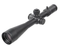 Zbliżenie na obiektyw 56 mm w lunecie Delta Stryker HD. Szkła ED gwarantują wysoką transmisję światła na skrajnych dystansach.