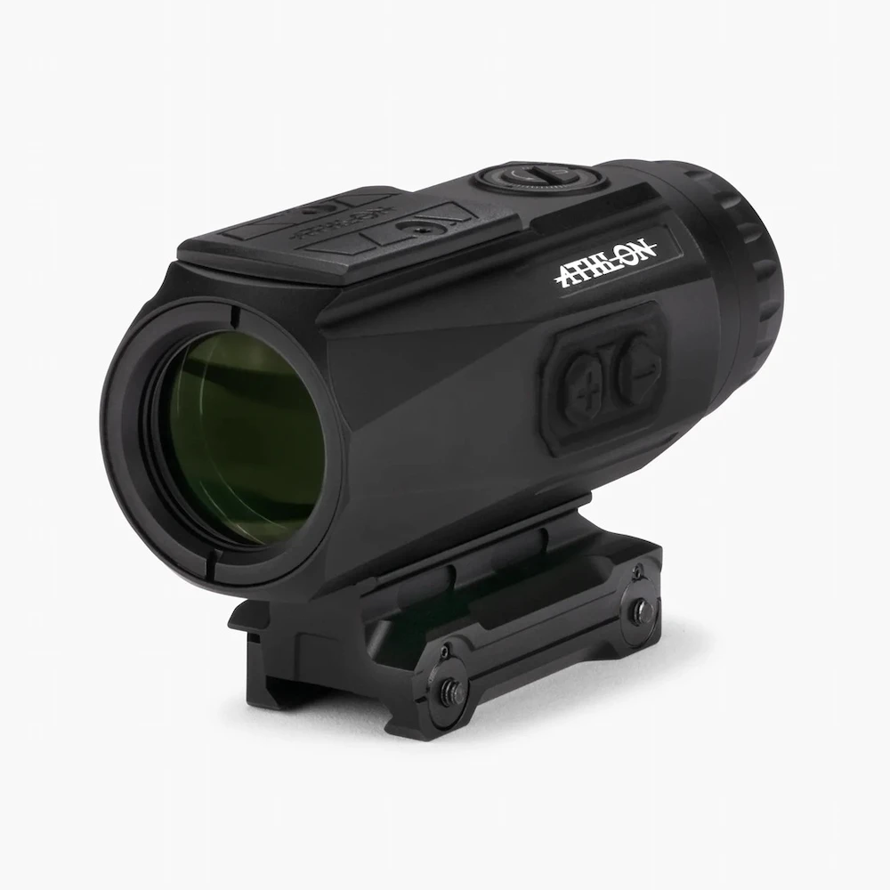 Celownik pryzmatyczny Athlon Optics Midas Flare 5x. Kompaktowa optyka na karabinek do strzelectwa taktycznego i dynamiki.