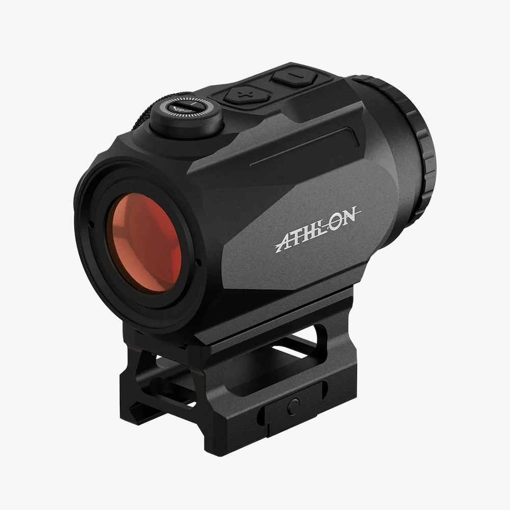 Celownik pryzmatyczny Athlon Midas Flare 1x. Kompaktowa optyka bez powiększenia do CQB i strzelectwa dynamicznego z siatką na szkle.