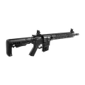 Komora zamkowa karabinka Hammerli TAC R1 22 z aluminium 7075 T-6, dwustopniowy mechanizm spustowy i bezpiecznik działający bez naciągu.