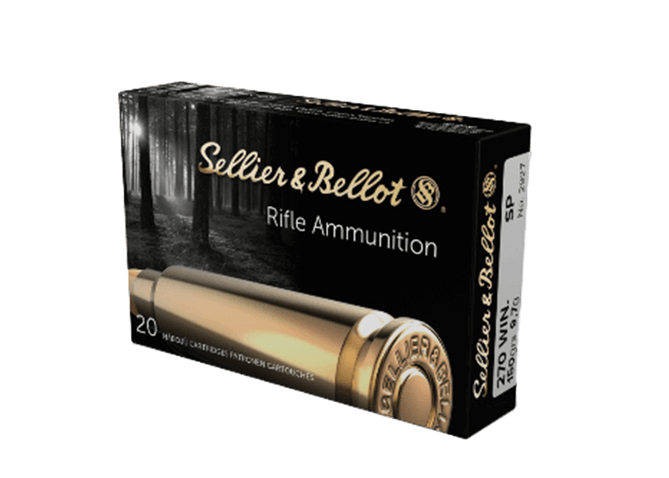 Opakowanie amunicji Sellier & Bellot KAL. 270 WIN SP 9,7g - doskonała jakość dla myśliwych i strzelców sportowych.