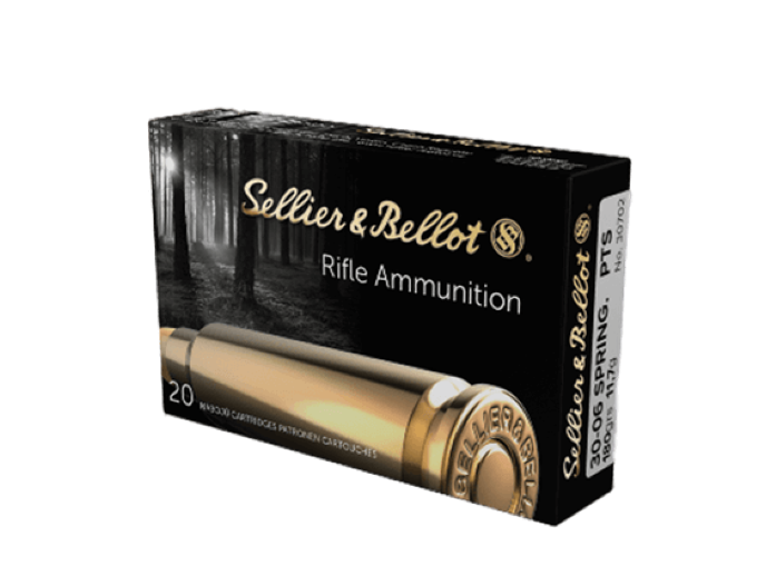 Opakowanie amunicji Sellier&Bellot KAL. 30-06 PTS 11,7g - wysokiej jakości nabój myśliwski.
