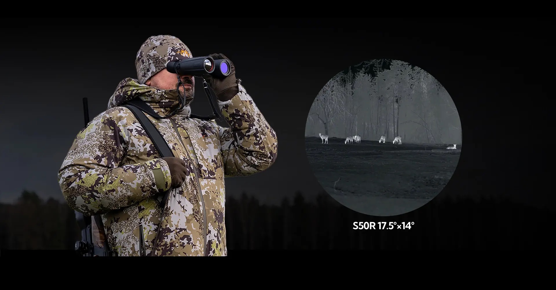 Nocpix Quest S50R szerokie pole widzenia
