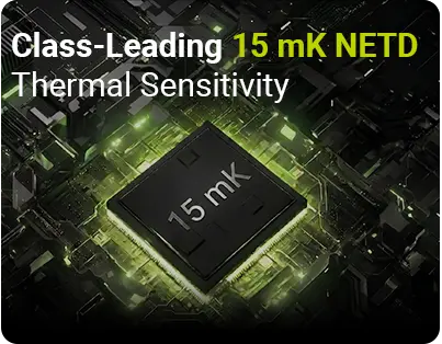 Monokular termowizyjny Pixfra Mile 3 M325 sensor i obraz termiczny