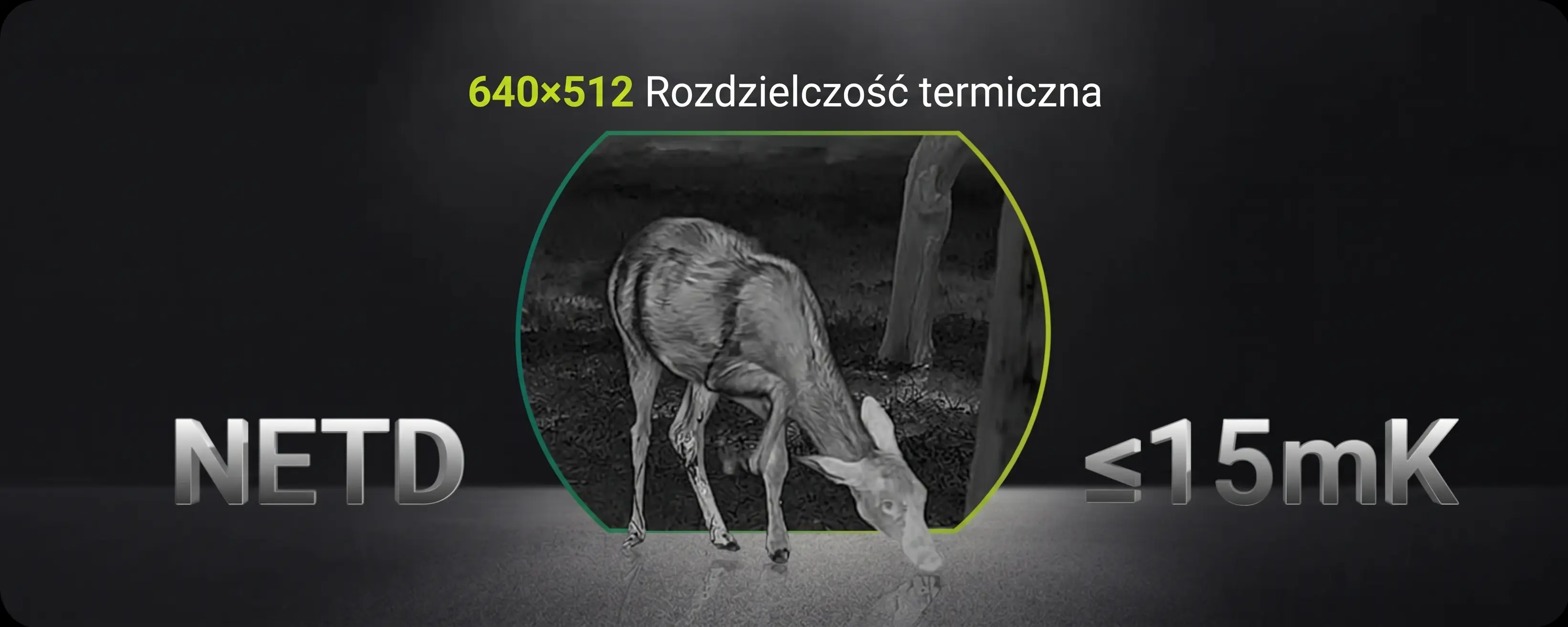 Monokular termowizyjny Pixfra Mile 3 M625 LRF z sensorem 640x512 px i obiektywem 25 mm
