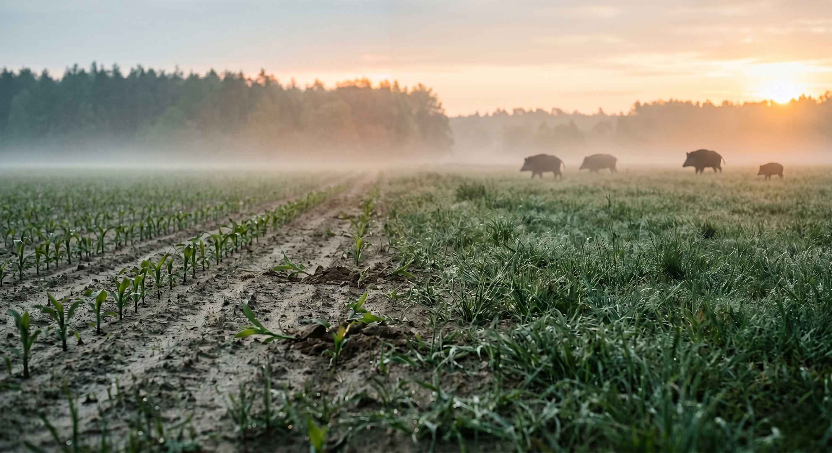 Ochrona zasiewów przed zwierzyną – Hukinol, sznury hukowe i termowizja